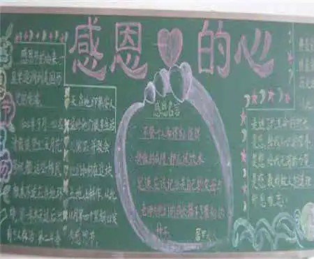 推广普通黑板报幸福人生