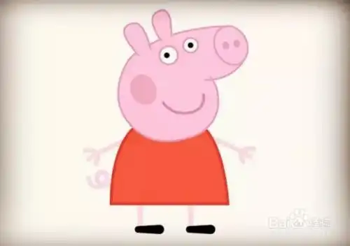 猪佩琪简笔画粉红猪小妹